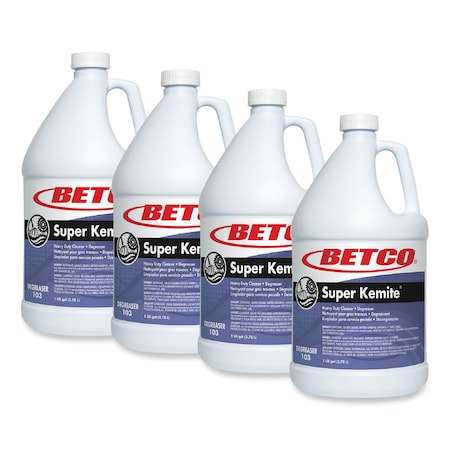 Betco Cleaners & Detergents, 1 gal Bottle, Liquid, 4 PK 1030400
